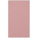 Search for red checkered tablecloths White