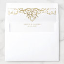 Search for gold envelope liners Gold and white
