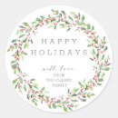 Search for christmas envelope seals Greenery