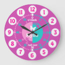 Search for girls bedroom clocks Pink