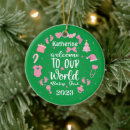 Search for worlds best mom ornaments Pink