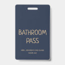 Search for bathroom pass Teacher