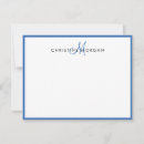 Search for monogram note cards Typography