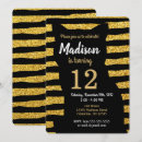 Search for black cat birthday invitations Black and white