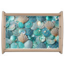 Search for mermaid serving trays Teal