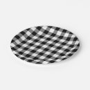 Search for black and white checkered plates Cute