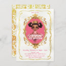 Search for african american princess birthday invitations Elegant