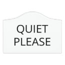 Search for quiet please signs Do not disturb