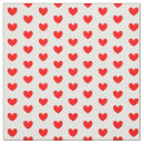 Search for red and white hearts fabric Pattern