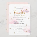 Search for twinkle twinkle little star birthday invitations Gold