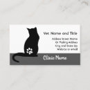Search for veterinarian business cards Cat