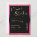 Search for cheers to 80 years invitations Celebration