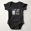 Search for first tooth baby clothes Cute