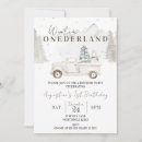 Search for winter wonderland 1st birthday invitations First