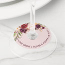 Search for bridal shower wine charms Floral