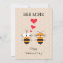 Search for bee valentines day cards Whimsical