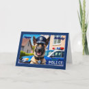 Search for police birthday cards German shepherd