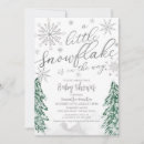 Search for little snowflake on the way Silver foil script calligraphy