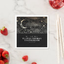 Search for starry night napkins Crescent moon