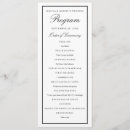 Search for border wedding programs Elegant