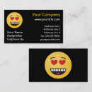 Search for heart shaped business cards Yellow