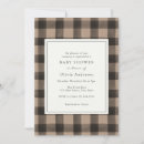 Search for buffalo plaid baby shower invitations Rustic