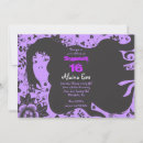 Search for happy face birthday invitations Purple