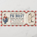 Search for pig invitations Vintage