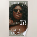 Search for birthday beach towels Stylish