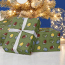 Search for christmas lights wrapping paper Rustic