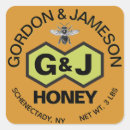 Search for honey jar wedding stickers Beekeeper
