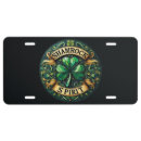 Search for shamrock license plates St patricks day
