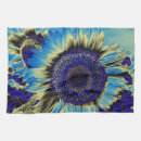Search for blue sunflowers kitchen towels Summer