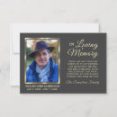 Search for in loving memory thank you cards Picture