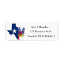Search for state texas return address labels Lone star state