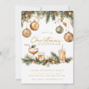Search for cocktail holiday invitations Making spirits bright