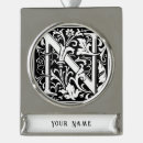 Search for christmas monogram letter n gifts Black and white
