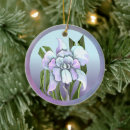 Search for violet flower ornaments Purple