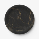 Search for black and gold paper plates Stylish