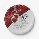 Search for 40th anniversary plates Glitter