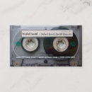 Search for cassette tape business cards Music