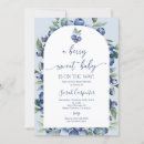 Search for blueberry baby shower invitations Is on the way