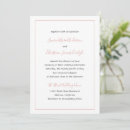 Search for pink border wedding invitations Classic