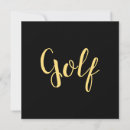 Search for golf invitations Black