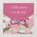 Search for pink camo baby shower invitations Camouflage