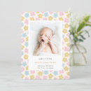 Search for rainbow birth announcement cards Baby girl