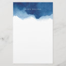 Search for blue stationery paper Watercolor