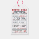 Search for north pole gift tags Delivery