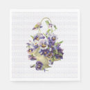Search for pansy napkins White