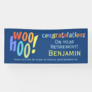 Search for retirement congratulations banners Congrats